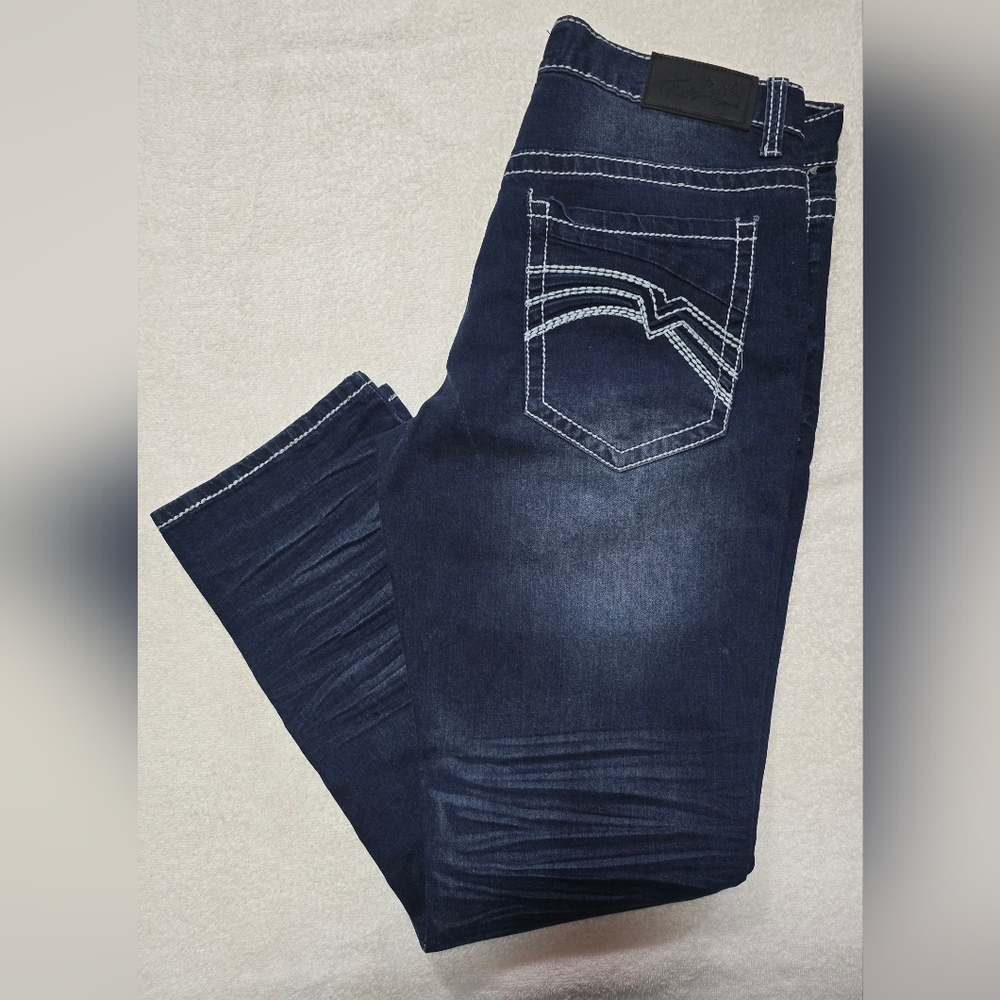 True Luck Leo Straight Jeans for Men - Picture 2 of 6
